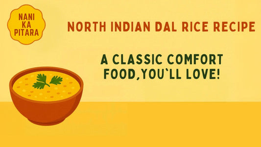 A bowl of dal rice from the North Indian Dal Rice Recipe