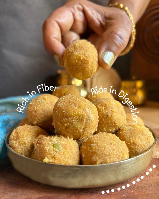 Desi Ghee Besan Ladoo