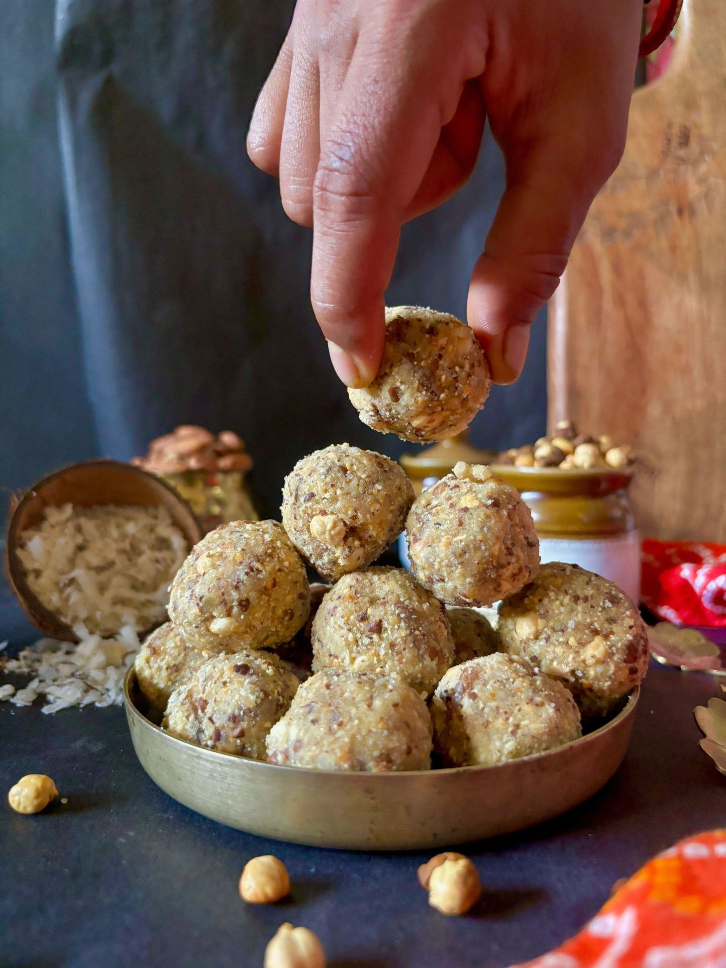 Roasted Chana Ladoo - Nani ka PITARA